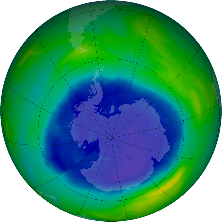 Ozone Map 1989-09-18